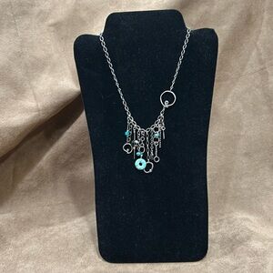 Silpada Sterling Silver Necklace with assorted stone accents